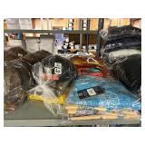 Apparel: hats, shirts