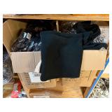 3 shelves of camp hunting gear