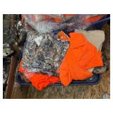 Camo jackets and hats