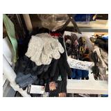 Hats, gloves, sunglasses, chargers, keychains