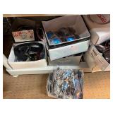 Hats, gloves, sunglasses, chargers, keychains