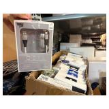 Hats, gloves, sunglasses, chargers, keychains