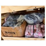 Hats, jackets, gloves, shirts