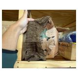 Hats, jackets, gloves, shirts