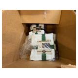 Hats, gloves, shirts, jackets, dolls, water toys