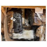 Hats, gloves, shirts, jackets, dolls, water toys