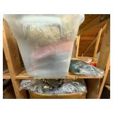 Hats, gloves, shirts, jackets, dolls, water toys