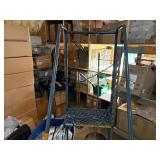 Garlin 5-step rolling angle stepladder with perforated steps 78” x 34”