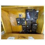 Sunglasses, knives, 6