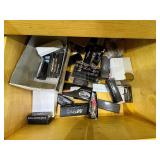 Sunglasses, knives, 6