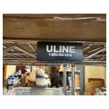 2 NSF Metal rolling shelves, H 69” x 2’ x 3’.