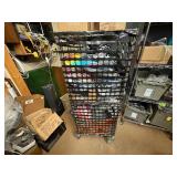 2 NSF Metal rolling shelves, H 69” x 2’ x 3’ and H60” x 2’ x 3