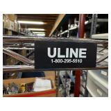 2 NSF Metal rolling shelves, H 69” x 2’ x 3’