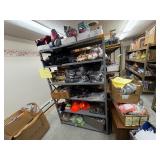 (3) Metal Shelf Units L49" x 74" H x 18" D