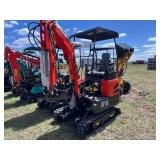 2024 AGT 1.5 Ton Mini Excavator w/Kubota Diesel (NT18K)