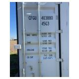 CFGU4038801 // 2025 Sea Container, 4 Side Doors, 40