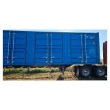 MMPU1074827 // 40 Ft Shipping Container, 40HC, Single Trip - Blue **