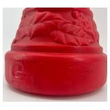 Empire Plastic Corp Red & Yellow Flame Candles, Vintage 1968 Set of 2