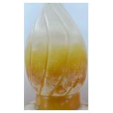 Vintage Noel Candle Blow Molds Set of 3 Red Candles with White Drips & Amber Flames