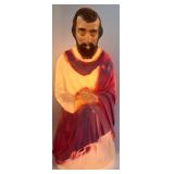 Vintage Blow Molds & Nativity Figures: Horse, Sheep & Virgin Mary