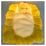 Vintage Blow Molds & Nativity Figures: Horse, Sheep & Virgin Mary