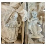 White Nativity Figurines 12-Piece Ceramic Set