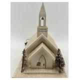 Vintage Snowy Church