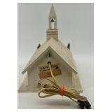 Vintage Snowy Church