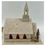 Vintage Snowy Church