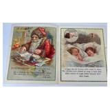 The Night Before Christmas Lot: Vintage Books & Reindeer Figures