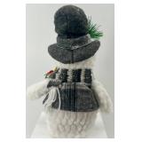 Let It Snow Framed Sign & Snowman Decor Set