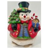 Let It Snow Framed Sign & Snowman Decor Set