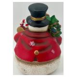 Let It Snow Framed Sign & Snowman Decor Set