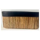 Decorative Bark Box with Leather Strap & Coulter Pine Cones