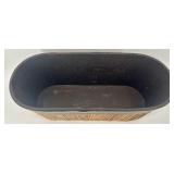 Decorative Bark Box with Leather Strap & Coulter Pine Cones