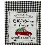 Kringle Farms Christmas Decor Set Towels, Ornament, Candles