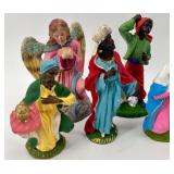 Nativity Figurines Set & Assorted Christmas Figures