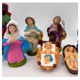 Nativity Figurines Set & Assorted Christmas Figures