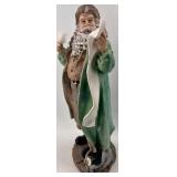 Winter Holiday Decor Lot: Snowflake Placemats, Let It Snow Candle, Blue Boxes and Santa