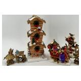 Heritage Mint Ltd Christmas Ornaments & Snowy Birdhouses Sleigh Set