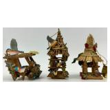 Heritage Mint Ltd Christmas Ornaments & Snowy Birdhouses Sleigh Set