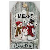 Merry Christmas Decor Set: Green Reindeer Topiaries, JOY Blocks & LED Sign