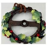 Vintage Artisan Joy Sign Wall Decor & Rustic Holiday Wreath Set