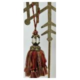 Gold Glitter Snowflake Christmas Tree Centerpiece & Ornaments