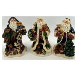 Boyds Holiday Santa Trio: Father Christmas, Star Spangled Nick & Kringleton