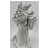 Department 56 Porcelain Santa with Tree