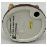 Christopher Radko Noel Bear Porcelain Figurine & Snowglobe