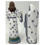 Caspar, Melchior & Balthasar Nativity Figures & Shepherd and Hawthorne Village