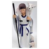 Caspar, Melchior & Balthasar Nativity Figures & Shepherd and Hawthorne Village