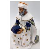 Caspar, Melchior & Balthasar Nativity Figures & Shepherd and Hawthorne Village